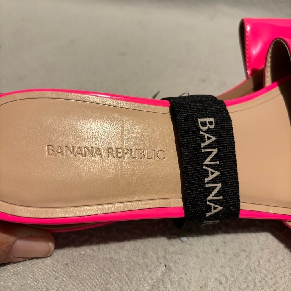 WOMENS BEIGE SLIP ON SANDALS - Picture 3 of 6